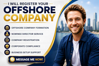 register your offshore company legally for international business