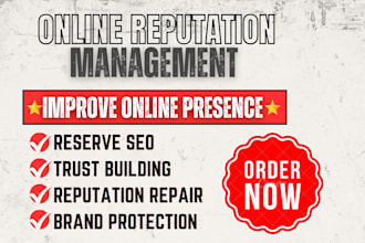 improve your online reputation, local SEO for brand business personal branding