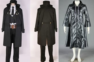 sew custom cosplay costume anime cloth design fashion design fabric cosplay coat