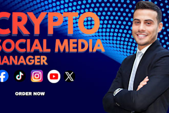 your crypto social media manager