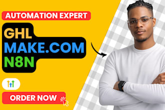 build make com automation, n8n automation, gohighlevel ghl voice ai automation