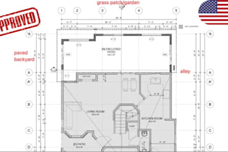 design patio deck and pergola architectural plans for hoa approval