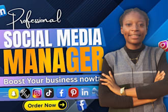 be your social media marketing manager instagram content creator tiktok manager