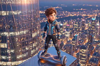 3d animation video, 3d cartoon, 3d character animation 3d commercial animation
