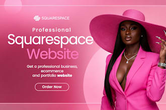 design squarespace website, figma to squarespace landing page, website developer