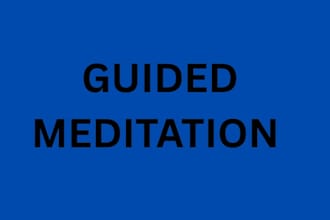 write custom guided meditation script