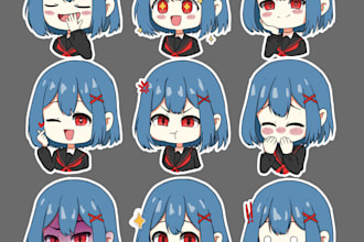 draw you chibi emote