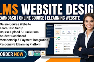 design online course lms website  course website learndash