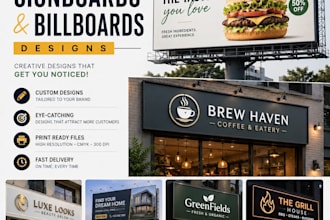 design professional signboards and billboards
