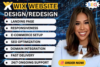 design, redesign or update your wix websites