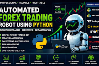 create automated forex trading robot using python