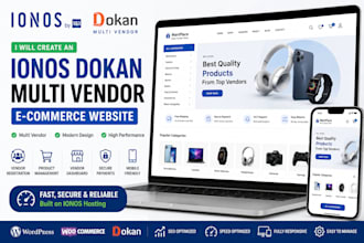 create an ionos dokan multi vendor ecommerce website