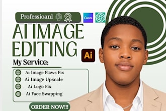 fix ai art fix ai logo fix flaws brand kit and ai image upscale editing
