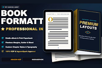 book layout design, kdp book formatting, book formatting, kindle book formatting