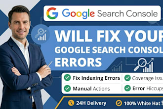 fix google search console issues and increase SEO traffic ranking