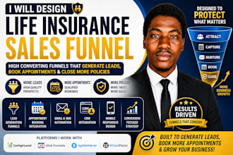 build a high converting life insurance lead generation funnel