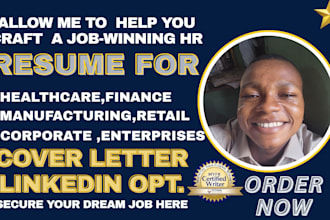write a professional ats optimized HR resume for HR generalist, recruiter, hrbp