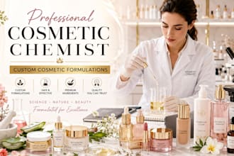 be your cosmetic chemist, do cosmetic formulations