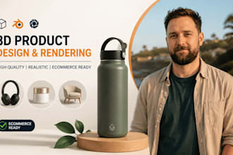 create 3d product prototypes and realistic renders for ecommerce
