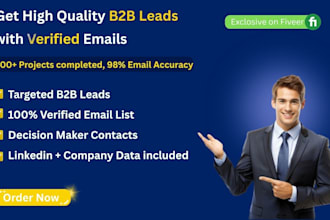generate verified b2b and linkedln leads to boost your sales grooth