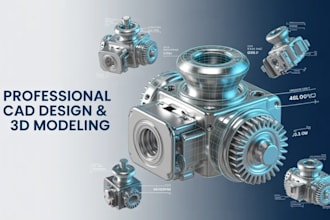 do cad design 3d modeling 3d rendering 3d cad design and reverse engineering