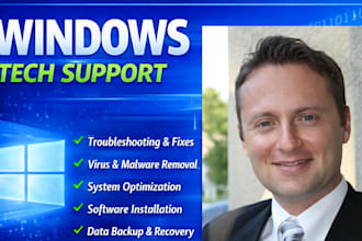 fix desktop, computer repair, windows 11 PC, fix laptop, server, remotely