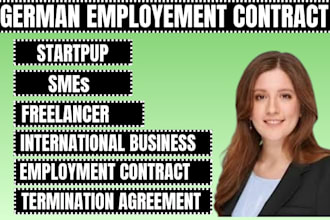 draft german employment contracts and termination agreements