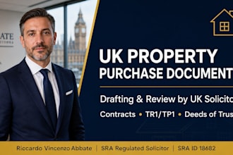draft and review your UK property purchase documents