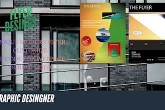 professional canva and adobe editable flyers