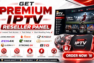configure reseller panel with dream4k, extra panel, foxx, trex, zen4k, strong8k
