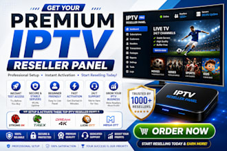setup and activate reseller panel strong 8k, trex, dream 4k, lion ott, mega ott