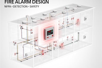 draw fire sprinkler system nfpa fire protection drawings fire dectection plans