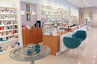 l design luxury pharmacy interior with functional retail layout kitchen design