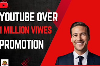 promote your UK youtube music video for 1 million views organic million views