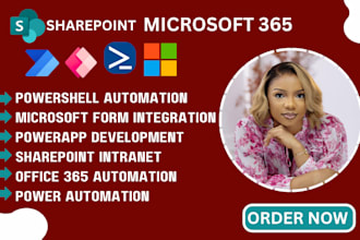 develop sharepoint intranet and microsoft 365 automation