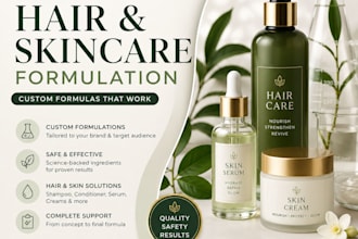 formulate african american hair care and skin care products