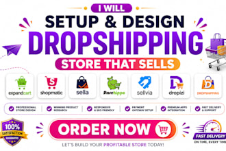 setup expandcart shopmatic sella storehippo sellvia dropizi dropshipping store