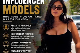 do nsfw sfw ai influencer ai model lora training comfyui workflow for fanvue ofm
