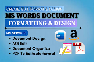 do microsoft word document formatting and book layout design