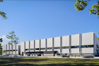 warehouse landscape, render industrial property, warehouse 2d 3d interior layout