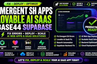 fix deploy emergent sh apps emergent sh error lovable ai saas base44 supabase