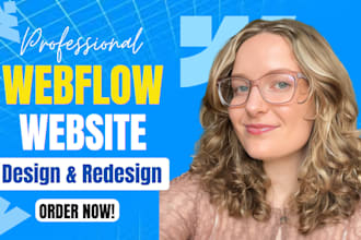 develop and develop webflow landing, webflow website, figma to webflow