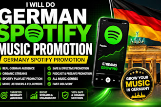 do german spotify music promotion, germany spotify promotion