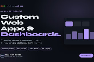 make a custom web app for your business