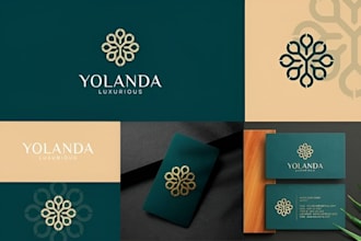 do modern minimalist business premium brand logo design