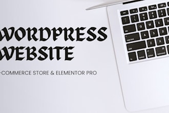build a wordpress ecommerce store using elementor pro