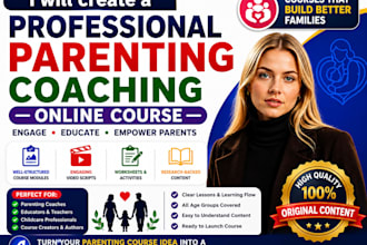 create a professional parenting coaching online course