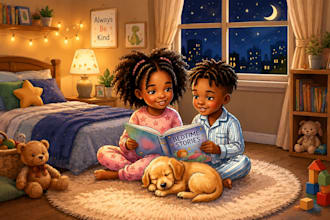children story book illustration children story children story book illustration