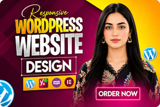 design, redesign, develop a modern wordpress website
