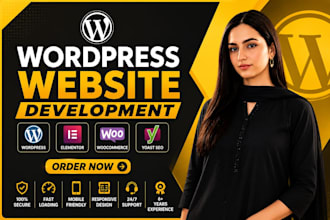 design a modern responsive wordpress website, redesign wordpress